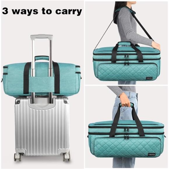 Double-Layer Carrying Case Compatible with Cricut Maker 3, Maker, Explore 3 - Picture 6 of 7